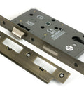 From The Anvil's Aged Brass Euro Din Sash Lock - 60mm Backset/72mm Centre