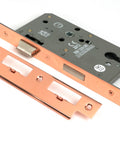 From The Anvil's Polished Bronze Euro Din Sash Lock - 60mm Backset/72mm Centre