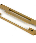 From The Anvil's Satin Brass  ½" Rebate Kit for Euro Din Sash Lock