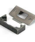 From The Anvil's Pewter Patina  ½" Rebate Kit for Tubular Mortice Latch