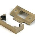 From The Anvil's Aged Brass  ½" Rebate Kit for Tubular Mortice Latch