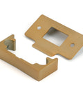 From The Anvil's Satin Brass  ½" Rebate Kit for Tubular Mortice Latch