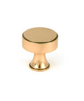 From The Anvil's Polished Bronze Scully Cabinet Knob