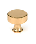 From The Anvil's Polished Bronze Scully Cabinet Knob