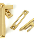 From The Anvil's Polished Brass Locking Art Deco Fastener