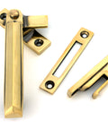 From The Anvil's Aged Brass Locking Art Deco Fastener