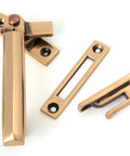 From The Anvil's Polished Bronze Locking Art Deco Fastener
