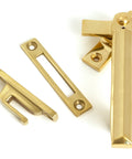 From The Anvil's Polished Brass Locking Art Deco Fastener