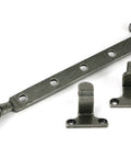 From The Anvil's Pewter Patina Reeded Stay (Steel Window)