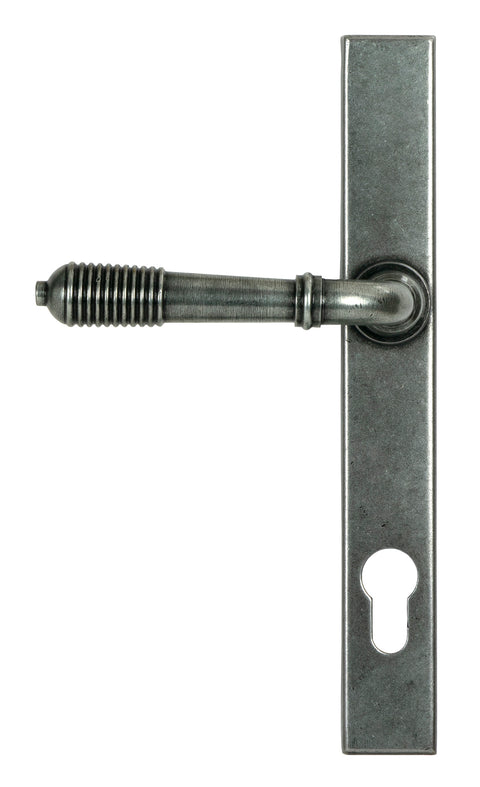 Reeded Slimline Lever Espag. Lock Set