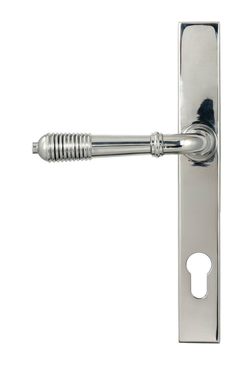 Reeded Slimline Lever Espag. Lock Set