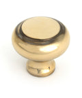 From The Anvil's Aged Brass Regency Cabinet Knob