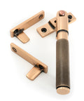 From The Anvil's Polished Bronze Night-Vent Locking Brompton Fastener