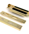 From The Anvil's Polished Brass ½" Rebate Kit for Sash Lock