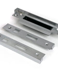 From The Anvil's Satin Chrome ½" Rebate Kit for Sash Lock