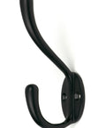 From The Anvil's Matt Black Newbury Hat & Coat Hook