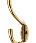 From The Anvil's Aged Brass Newbury Hat & Coat Hook