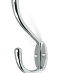 From The Anvil's Polished Chrome Newbury Hat & Coat Hook