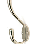 From The Anvil's Polished Nickel Newbury Hat & Coat Hook