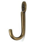 From The Anvil's Burnished Brass Traditional Coat Hook