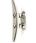 From The Anvil's Polished Nickel Marine Cleat Hook