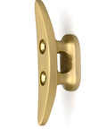 From The Anvil's Satin Brass Marine Cleat Hook