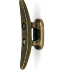 From The Anvil's Burnished Brass Marine Cleat Hook