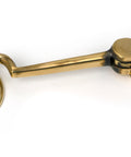 From The Anvil's Aged Brass Cabin Hook
