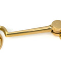 From The Anvil's Polished Brass Cabin Hook