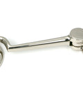 From The Anvil's Polished Nickel Cabin Hook