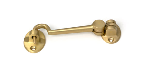 From The Anvil's Satin Brass Cabin Hook