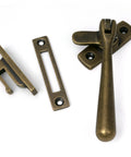 From The Anvil's Burnished Brass Locking Newbury Fastener