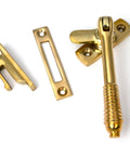 From The Anvil's Polished Brass Locking Reeded Fastener
