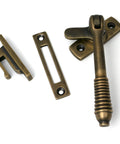 From The Anvil's Burnished Brass Locking Reeded Fastener