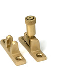From The Anvil's Satin Brass Brompton Brighton Fastener