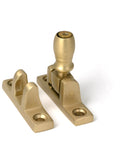 From The Anvil's Satin Brass Mushroom Brighton Fastener