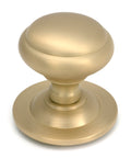 From The Anvil's Satin Brass Round Centre Door Knob