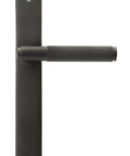 From The Anvil's Aged Bronze Brompton Slimline Lever Espag. Latch Set