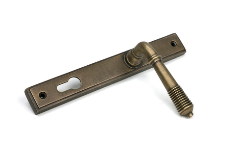 Reeded Slimline Lever Espag. Lock Set