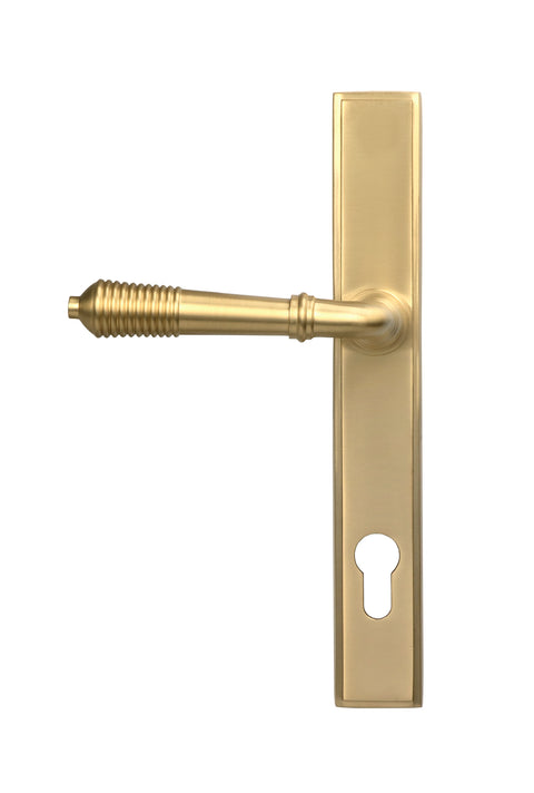 Reeded Slimline Lever Espag. Lock Set