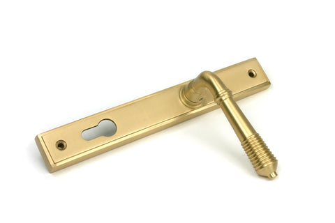 Reeded Slimline Lever Espag. Lock Set