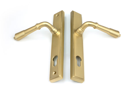 Reeded Slimline Lever Espag. Lock Set