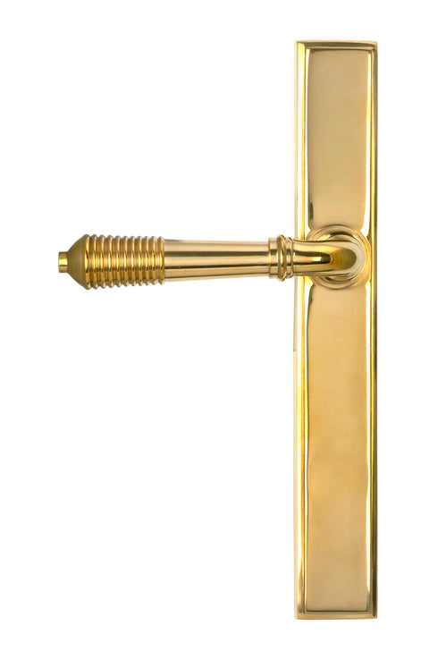 Reeded Slimline Lever Espag. Latch Set