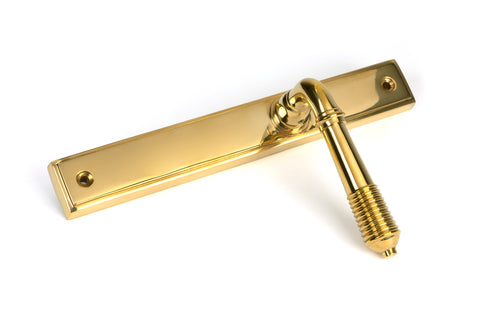 Reeded Slimline Lever Espag. Latch Set