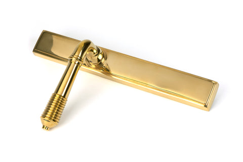 Reeded Slimline Lever Espag. Latch Set