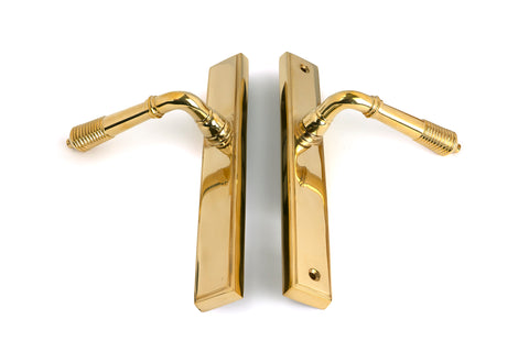 Reeded Slimline Lever Espag. Latch Set
