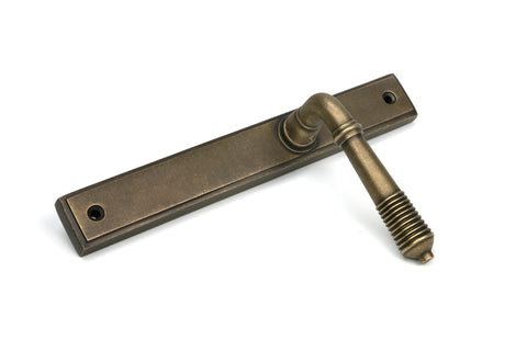 Reeded Slimline Lever Espag. Latch Set