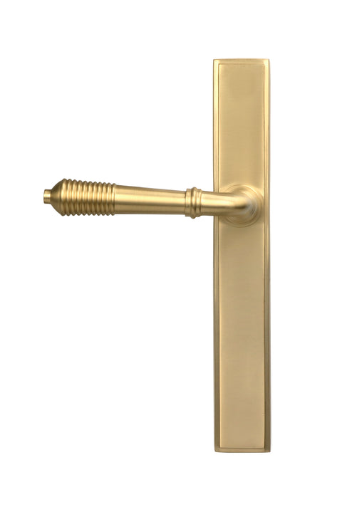 Reeded Slimline Lever Espag. Latch Set
