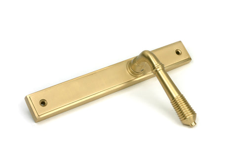 Reeded Slimline Lever Espag. Latch Set
