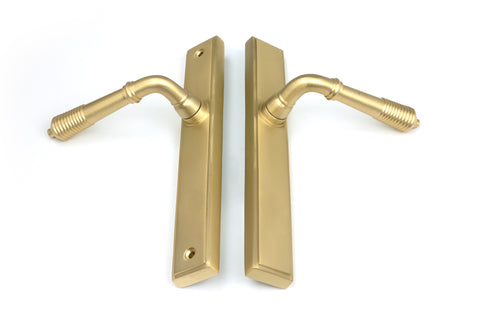 Reeded Slimline Lever Espag. Latch Set